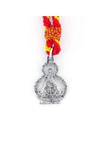 Medalla romera silueta Virgen Cabeza pequeña