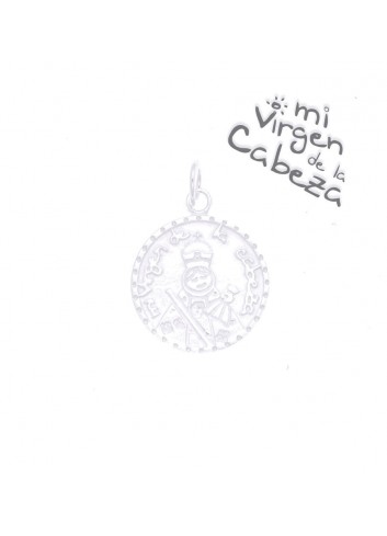 Medalla Virgen de la Cabeza juvenil plata