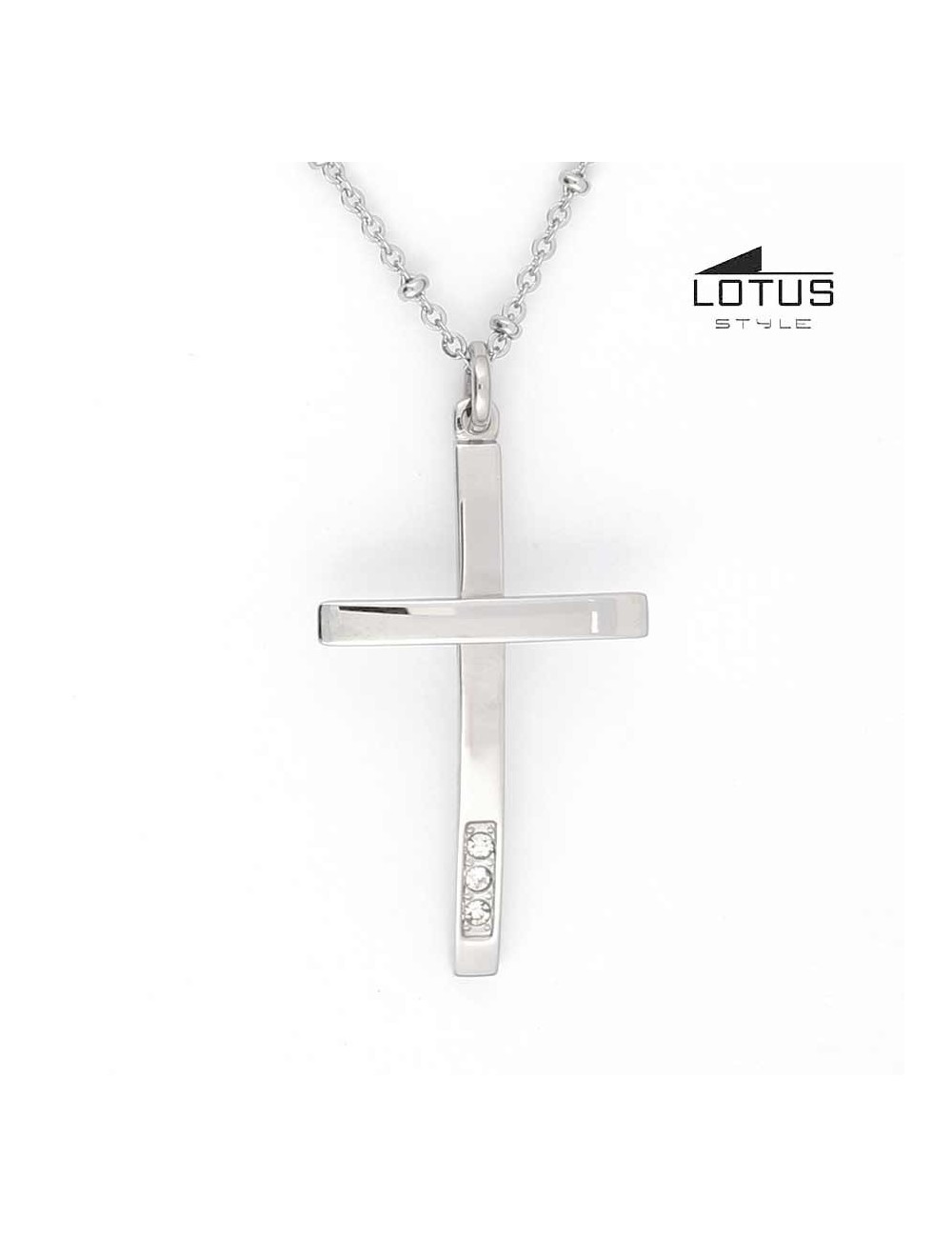 Cruz Lotus con cadena acero LS1660-1-1