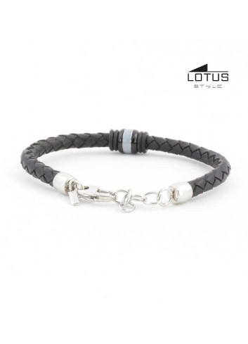 pulsera-lotus-cuero-trenzado-negro-pieza-gris-ls1814-2-6