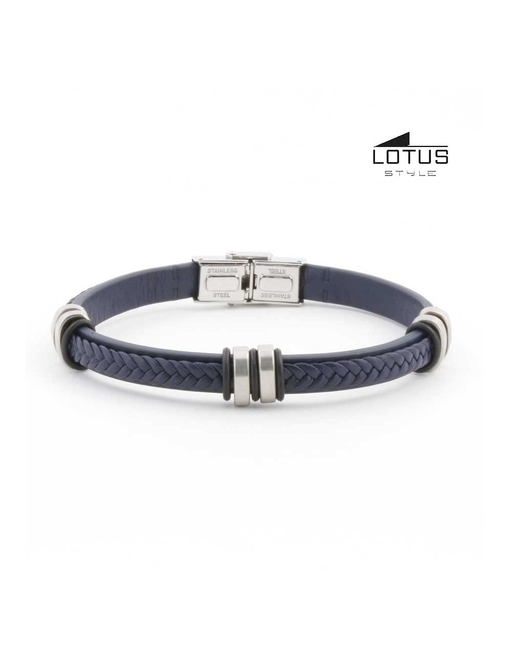 pulsera-lotus-cuero-trenzado-azul-oscuro-sobre-plano-ls1829-2-5