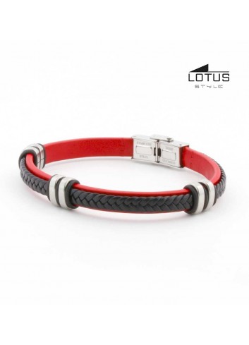 pulsera-lotus-cuero-trenzado-negro-sobre-rojo-ls1829-2-3
