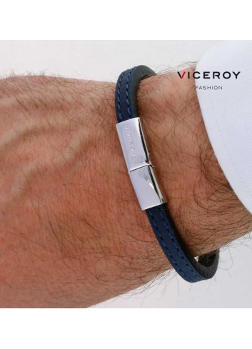 pulsera-viceroy-fashion-cuero-azul-oscuro-pespunte-6426p01013