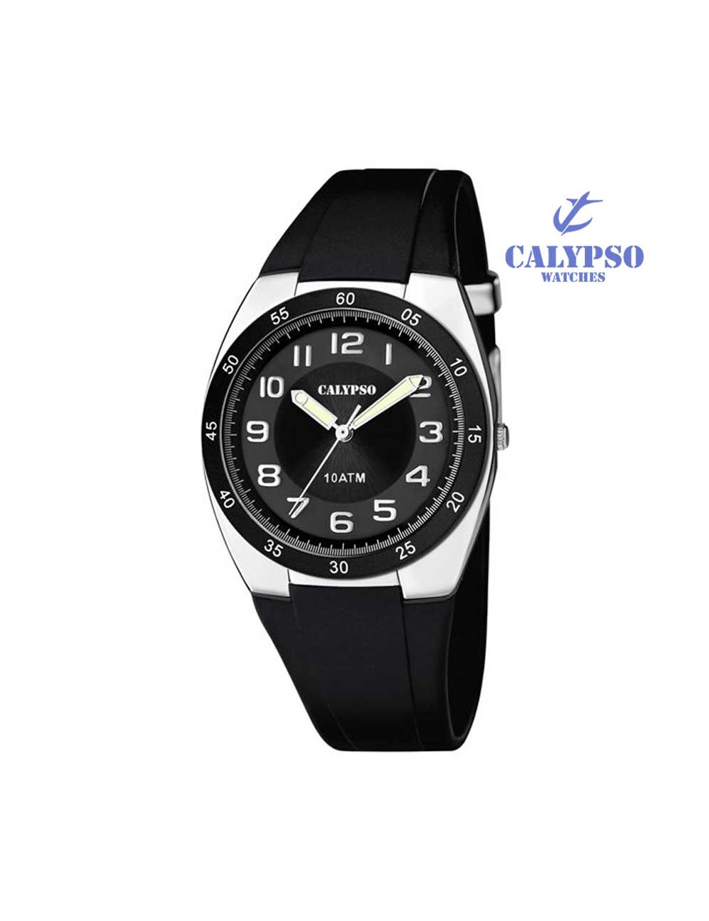 Reloj Calypso hombre goma negro sumergible K5753-6