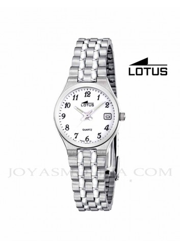 Reloj mujer Lotus cadena acero números 15032-1