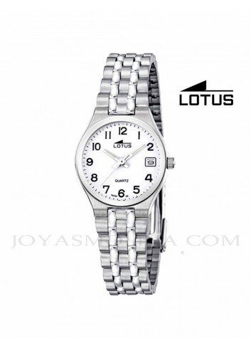 Reloj mujer Lotus cadena acero números 15032-2