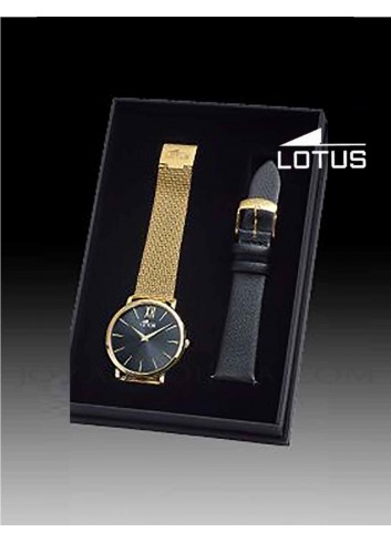 Reloj Lotus mujer cadena dorada correa 18729-2