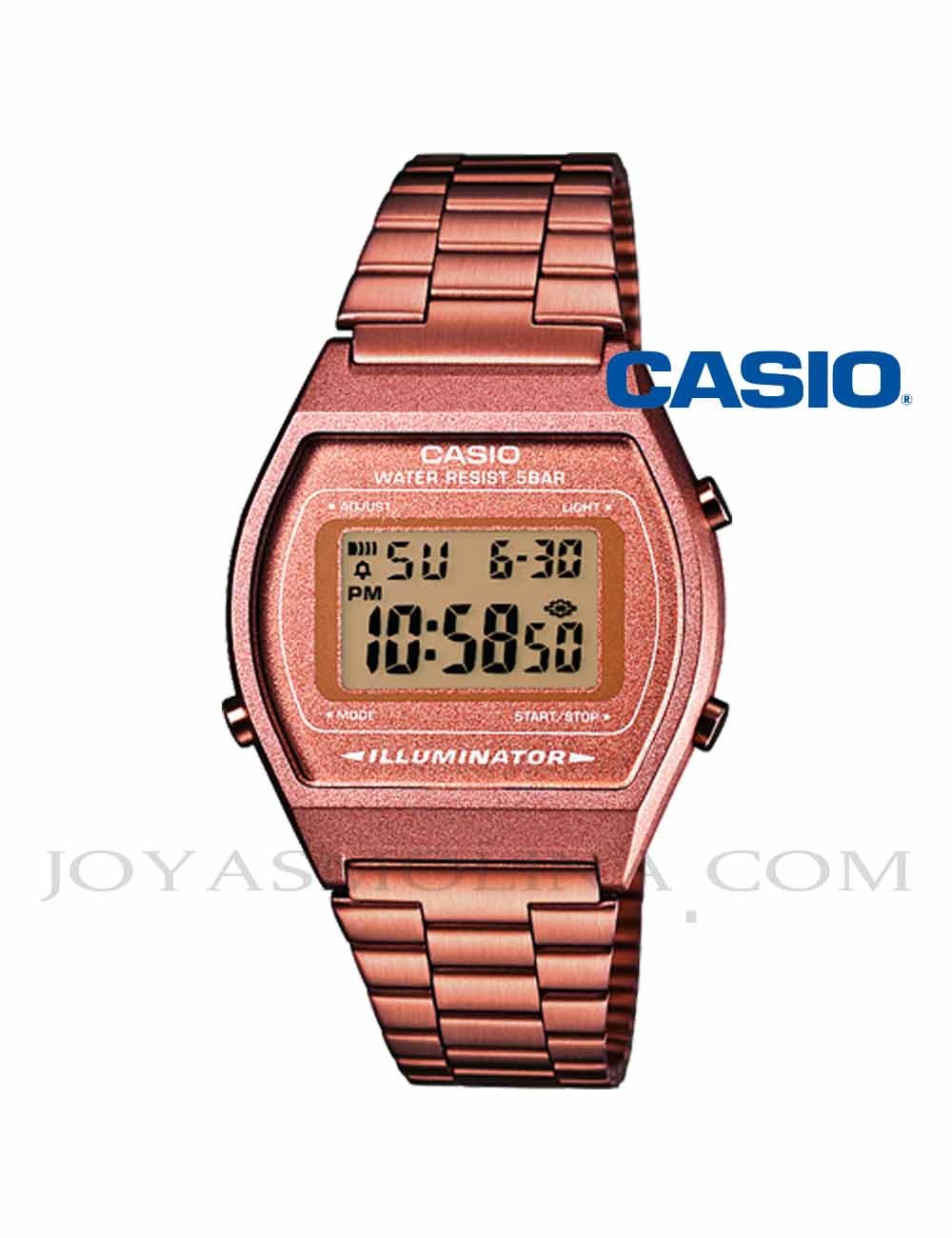Mecánica incluir Mente Reloj Casio digital vintage mujer B640WC-5AEF