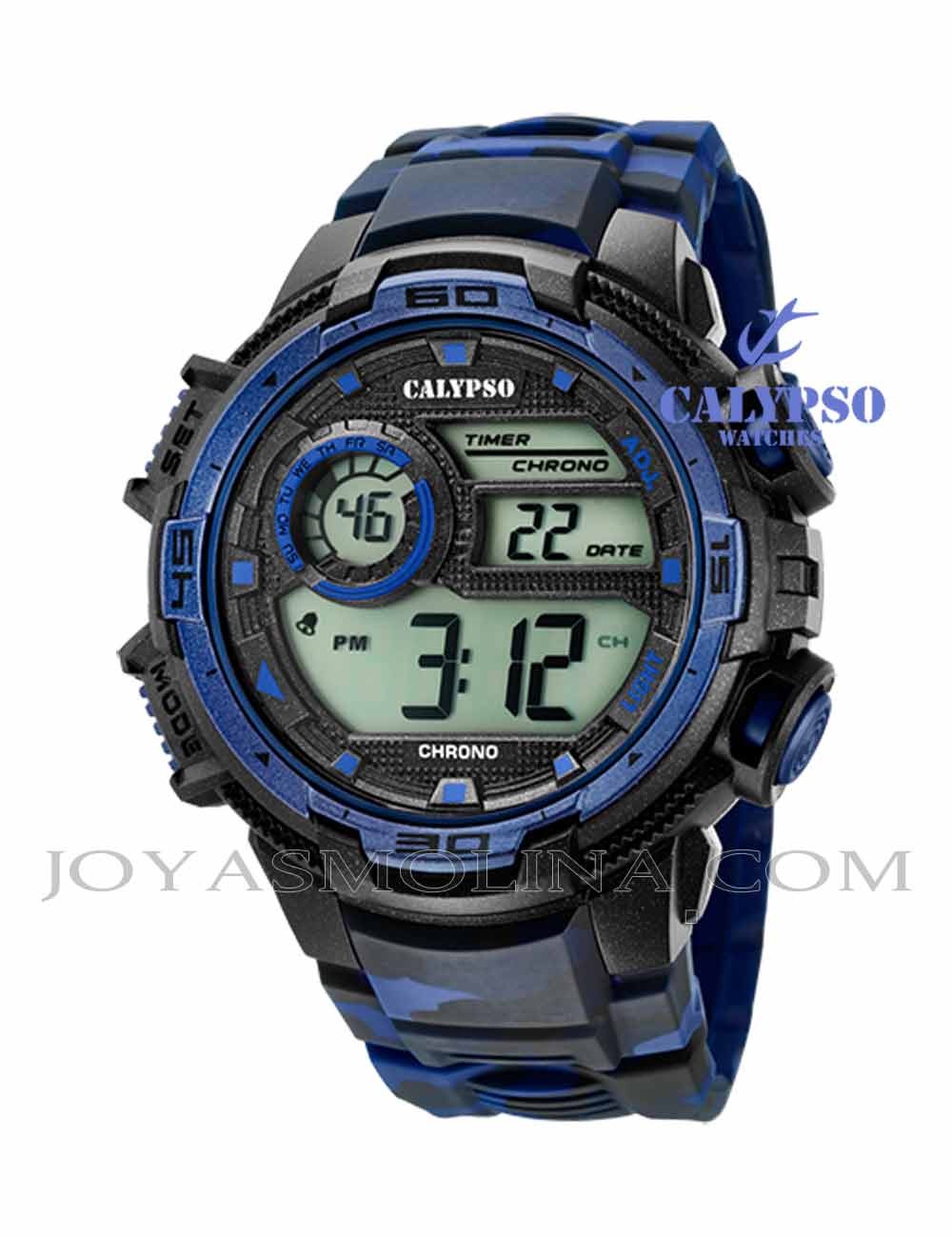 Reloj hombre Calypso digital goma K5723-1