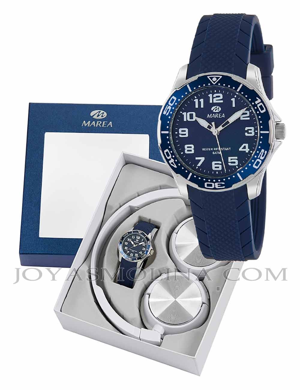 Reloj MAREA watch. Azul