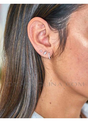 Piercing oreja mujer moda