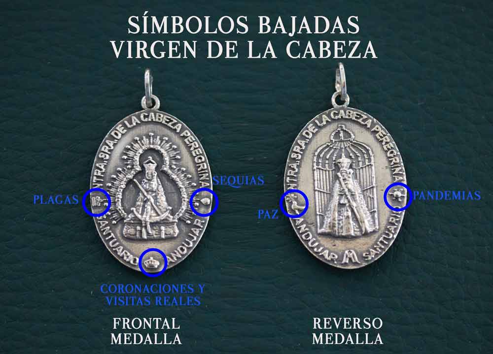 Medalla bajadas Virgen de la Cabeza